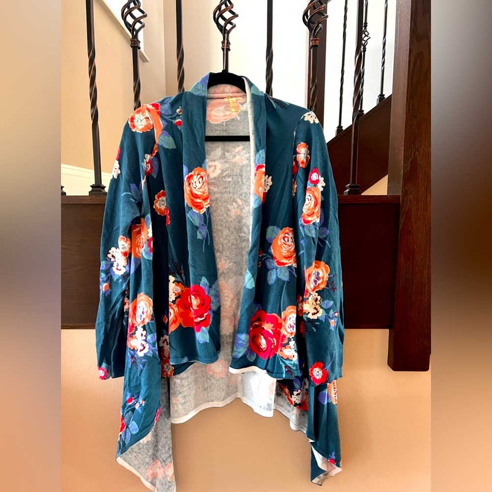 Matilda Jane floral sweater size large